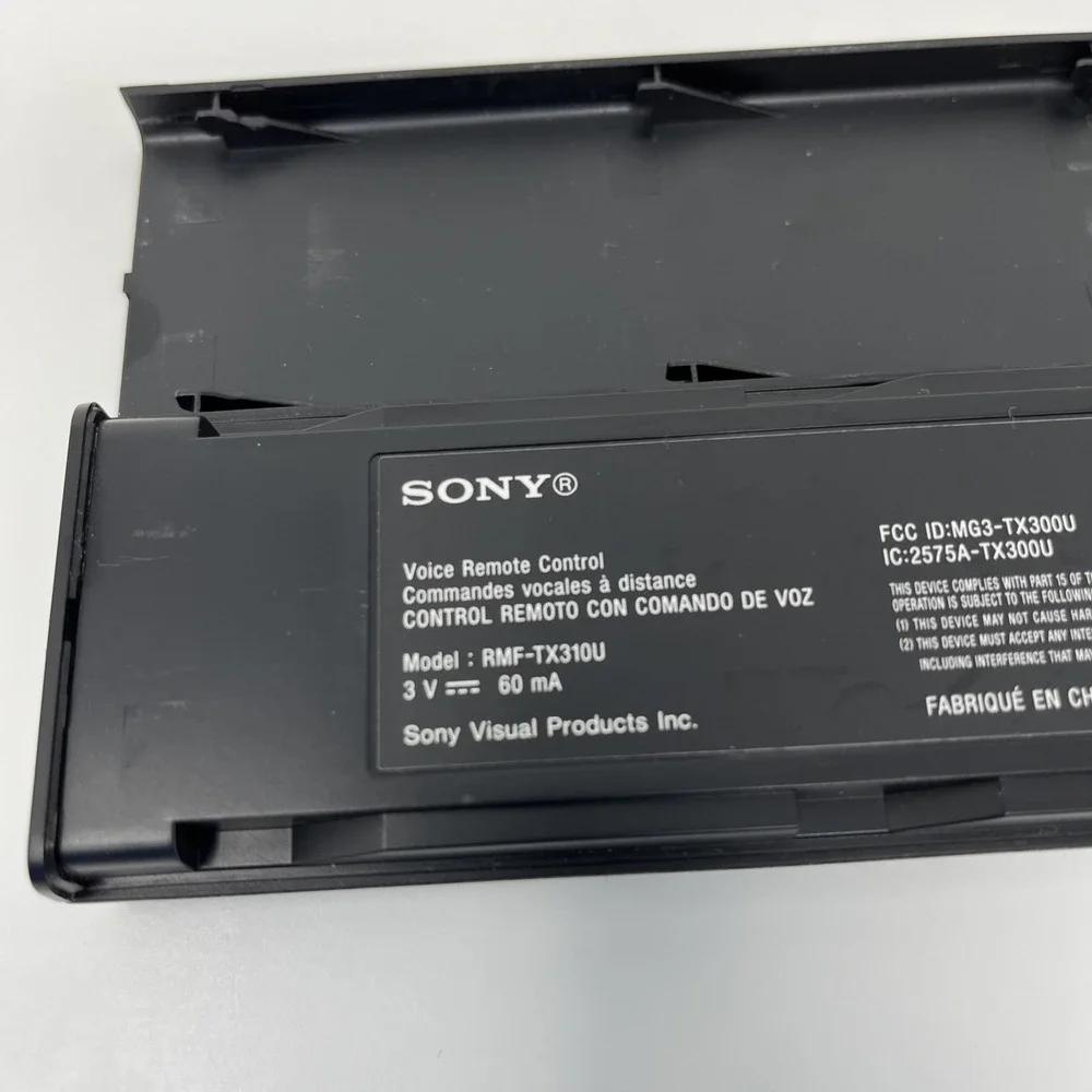 OEM Sony RMF-TX310U Smart TV Voice Remote Control Bravia Netflix Google Play Mic